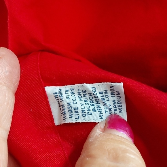 Ralph Lauren Short sleeve Red Button down Blue PONY Shirt preppy Sz.XXL - Picture 8 of 9